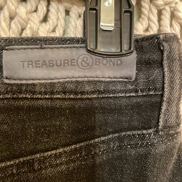 Black Midi Jean Skirt - Picture 5 of 6